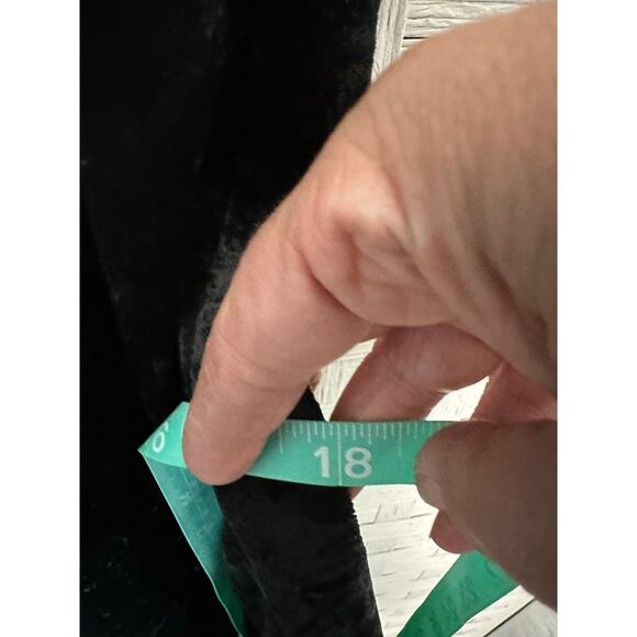 Vintage velvet dress city triangle romantic vamp whimsyGoth loose marked top - Picture 6 of 8